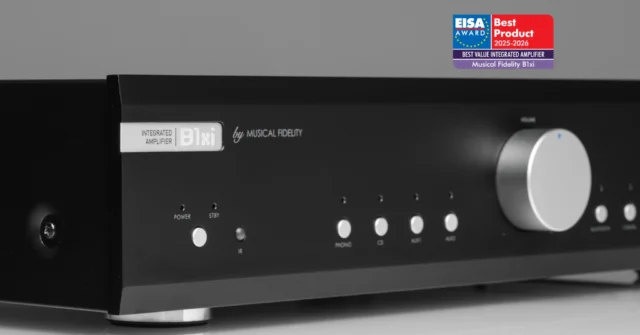 Nouveauté et vainqueur du Prix EISA 2025-2026 du meilleur rapport qualité-prix pour un amplificateur intégré 🎶

Le Musical Fidelity B1xi, ticket d'entrée de la marque britannique, représente une solution complète et audiophile. Il possède toutes les caractéristiques d'un amplificateur bien construit : alimentation généreuse, connectique (très) complète, tarif contenu et avec le son MF !

👥Produit disponible chez votre revendeur Musical Fidelity agréé